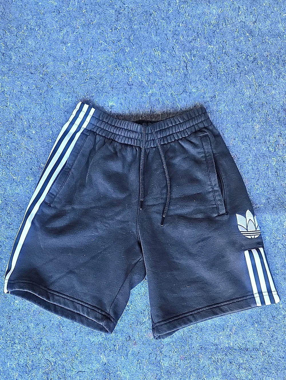 adidas Athletic Shorts in Black & White